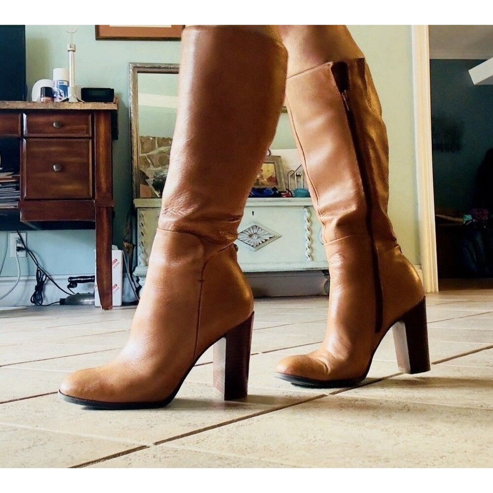 Liz & Co. Leather boots Size 6.5. Will Fit 7‎ Too vintage Soft EUC